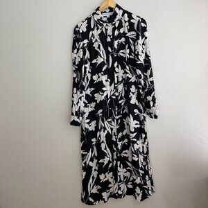NWOT Emma & Michele Collared Dress with Long Sleeves